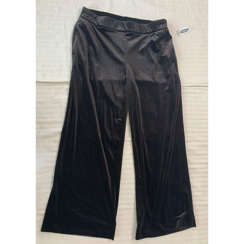 NWT OLD NAVY WOMENS VELOUR CAPRIS PANTS SIZE M